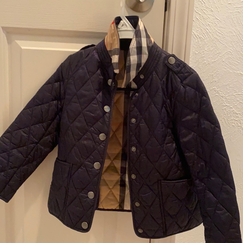 Burberry Long Sleeve Quilted Jacket 4Y